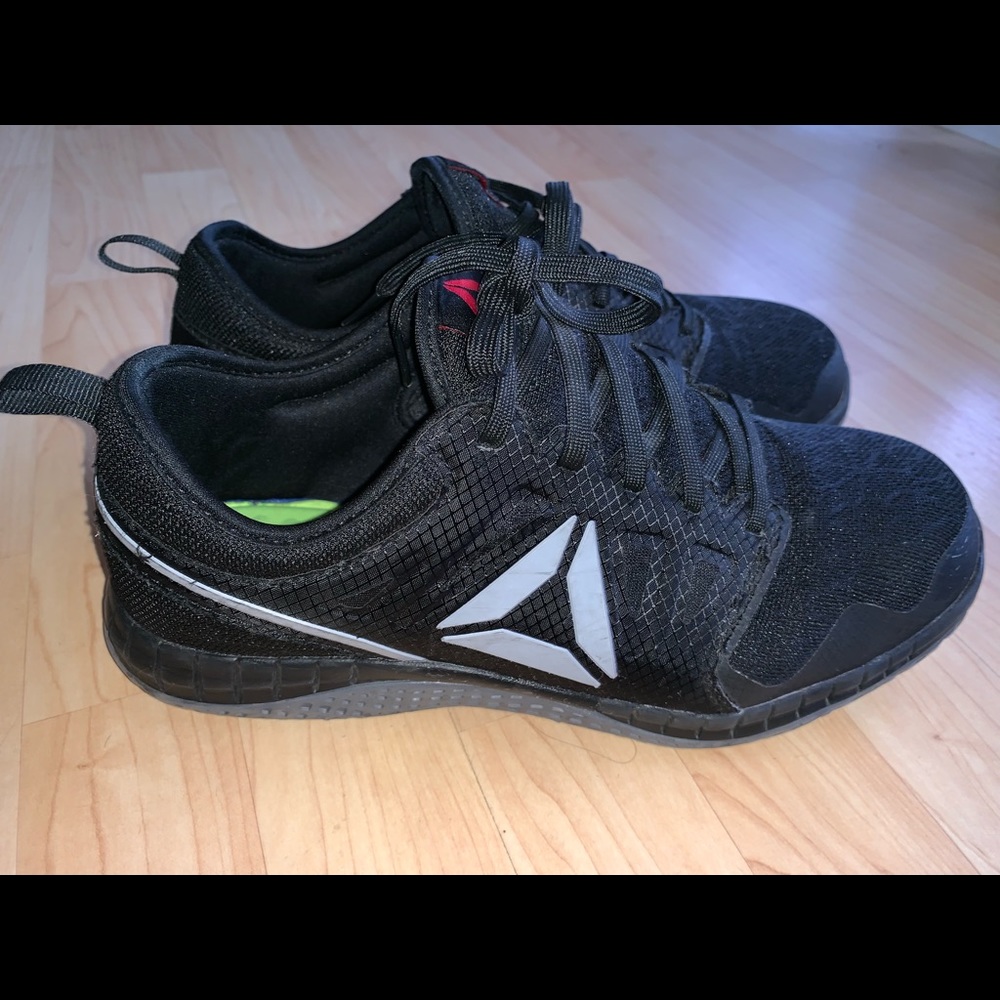 Used- Reebok Steel toe shoes.